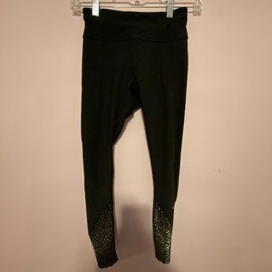 Black Lululemon Running Leggings Size 2